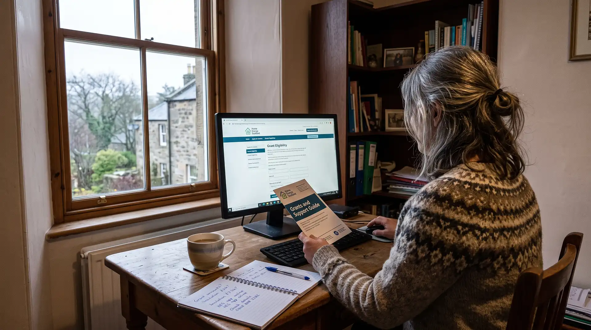 Illustration for the guide: What Grants Are Available for Homeowners in Scotland