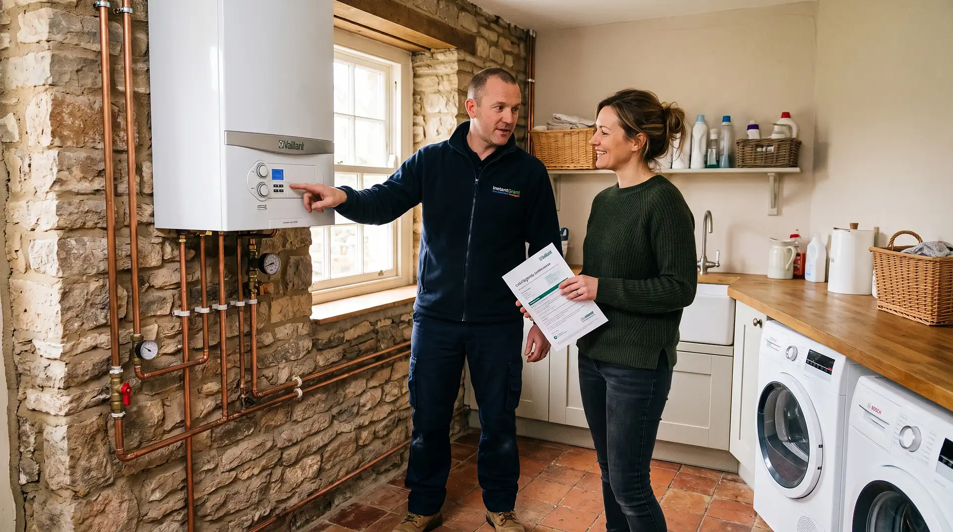 Illustration for the guide: Grants on New Boilers