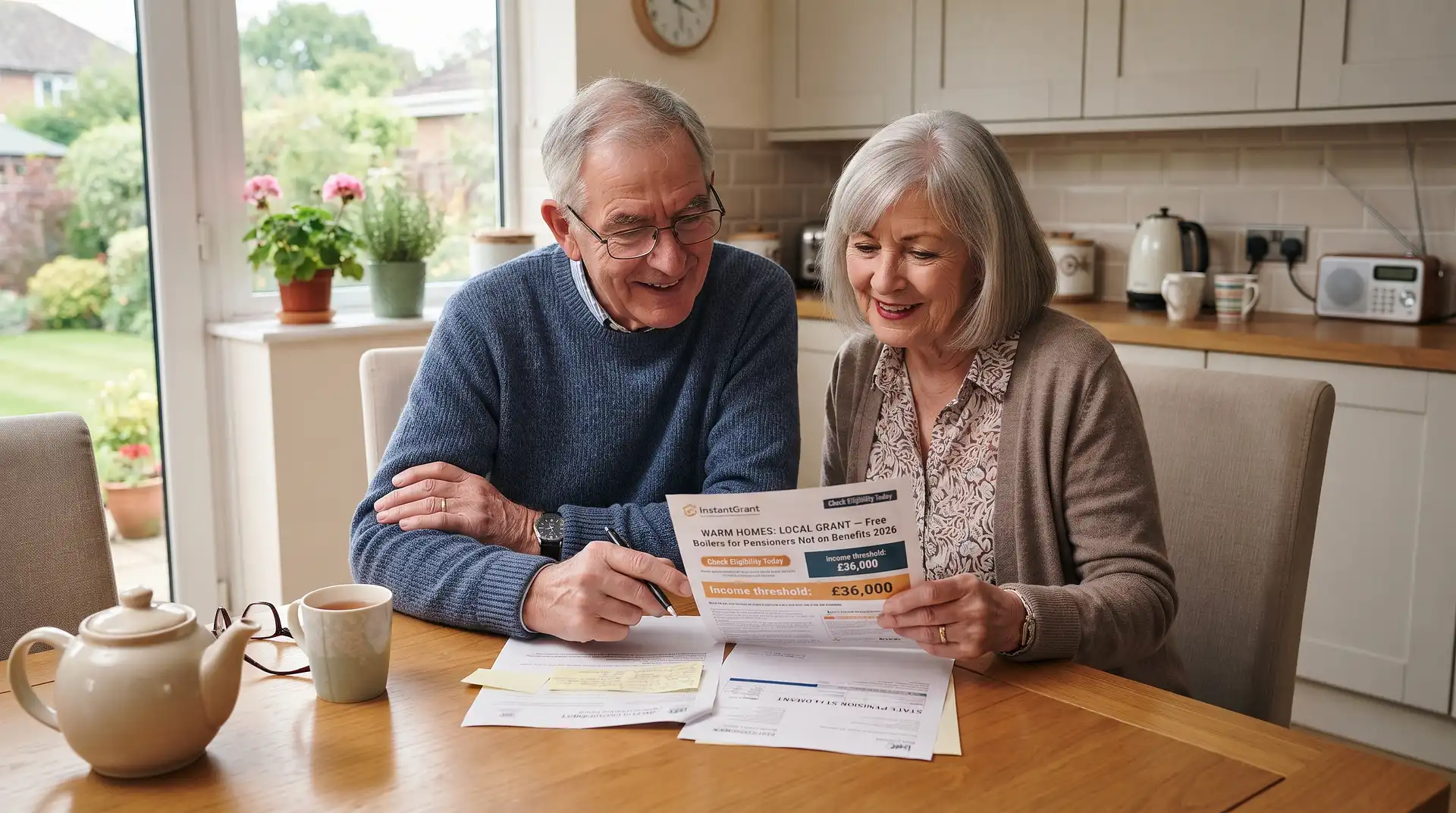 Illustration for the guide: Free Boilers for Pensioners Not on Benefits